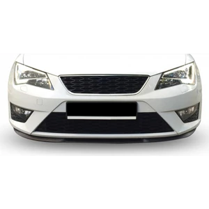 Opel Corsa D Mk4 Uyumlu Çupra  Ön Tampon Lipi Cupra Lip 3 Parça Parlak Siyah