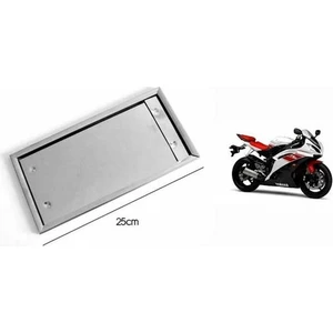 Plakalik Motorsiklet Paslanmaz Krom Adet 16CMX25CM