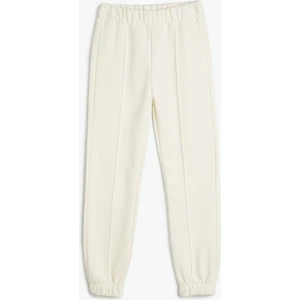 Basic Jogger Eşofman Altı Nervürlü Beli Lastikli Cepli