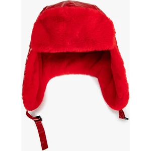 Pilot Şapka Suni Kürk Detaylı Kulak Kapaklı Su Itici