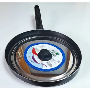 Balık Tavası Teflon 32 cm Kapaklı Tava