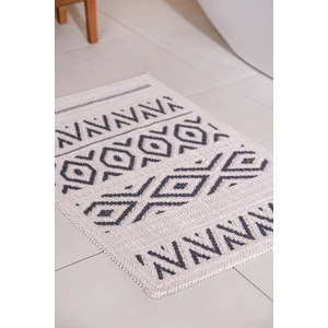 Hat Doğal Pamuklu Banyo Paspası 50X80 cm - Antrasit