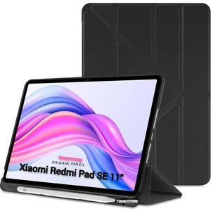 TEKNETSTORE Xiaomi Redmi Pad Se 11 Inç Tablet Uyumlu Kılıf Katlanır Kalemlikli Standlı Uyku Modlu Akıllı Kapak