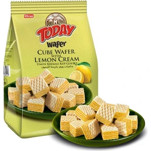 Today Küp Gofret Limonlu 200GR. (1 Paket)