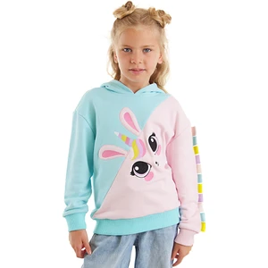 Unicorn Tavşan Kız Çocuk Sweatshirt