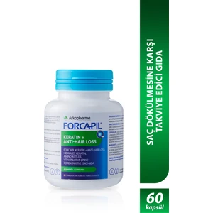 Forcapil® Keratin + Anti Hair Loss – Saç Dökülmesine Karşı Takviye Edici Gıda - 60 Kapsül