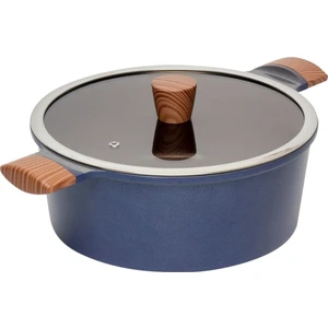 Lacivert 24CM Basık Tencere