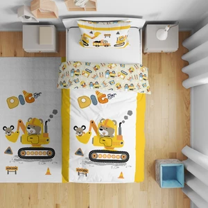 Çocuk Odası Çift Taraflı Dijital Baskılı Çarşafsız Nevresim Takımı Model 00006