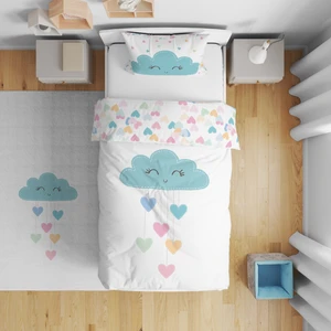 Çocuk Odası Çift Taraflı Dijital Baskılı Çarşafsız Nevresim Takımı Model 01384