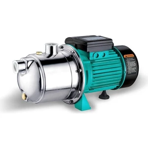 Yıldız Su SYJET100 1 Hp Inox Ss 304 Paslanmaz Çelik Gövdeli ve Fanlı Krom Milli Jet Su Pompası