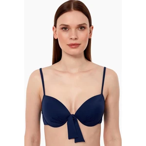 63545 Lacivert Push-up Bikini Üstü