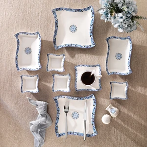 Twist Kahvaltı Takımı-32 Parça-Mavi