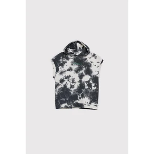 Kapüşonlu Loose Fit Kolsuz Sweatshirt