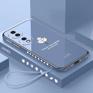 Huawei Honor 70 Elektroliz Kaplama Telefon Kılıfı ve Kemer (Yurt Dışından)