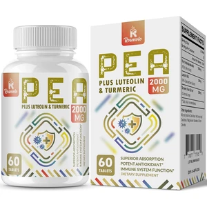 Pea Palmitoylethanolamide Luteolin And Turmeric 2000 mg 60 Kapsül