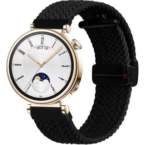 Huawei Watch Gt 4 41MM Ile Uyumlu 18MM Fiberlink Manyetik Tokalı Örgü Kordon