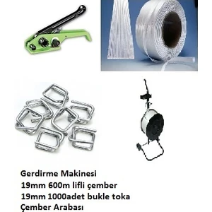 19MM Kompozit Lifli Çember Takımı Çemberleme Seti