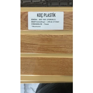 Plastik Lambri Altın Meşe-20 cm x 2Metre  ( 4 Metrekare )