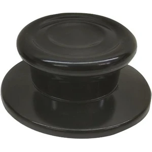 Siyah Lüks Tencere Tava Sahan Cam Kapak Kulpu (1 Adet)