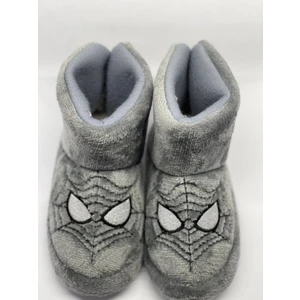 Spiderman Örümcek Adam Erkek Çocuk Anaokulu Kreş Ev Kaydırmaz Taban Gri Panduf
