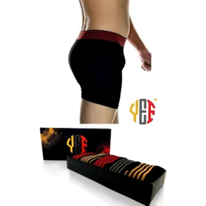 5'li Lüks Kutu Pamuklu Likralı Erkek Boxer