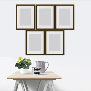 As Ticaret 21X30 A4 Fotoğraf Belge Resim Çerçevesi Sertifika Pvc Camlı kahverengi