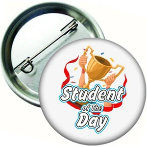 Hediye Panayırı Student Of The Day Ingilizce 20 Adet Öğrenci Rozeti