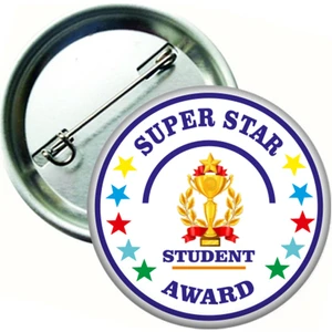 Hediye Panayırı Super Star Student Award Ingilizce 20 Adet Öğrenci Rozeti