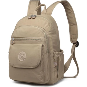 Smart Bags Krinkıl Bej Kumaş Kadın Sırt Çantası SMB1187