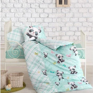 Cotton Box Bebek Nevresim Takımı - Panda Mint