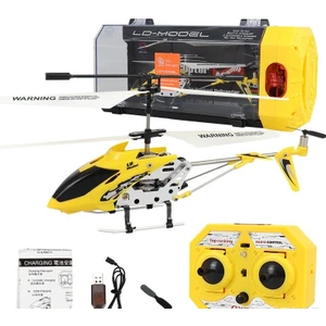 3.5 Kanal Alaşım Uzaktan Kumandalı Helikopter Modeli Işık Şarjlı Çocuk Çocuk Oyuncak Uzaktan Kumandalı Uçak (Yurt Dışından)