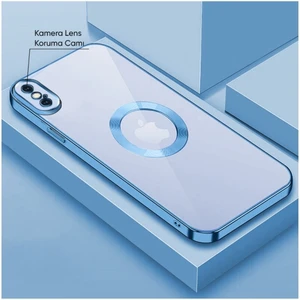 Apple iPhone Xs Max Uyumlu Kılıf Glint Silikon Kılıf Sierra Mavisi