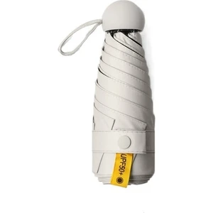 Mini Ultra Hafif Düz 50% Kapalı Güneşli Şemsiye Kalınlaşmış Vinil Güneş Koruyucu Şemsiye Küçük Taşınabilir Güneş Şemsiyesi (Yurt Dışından)
