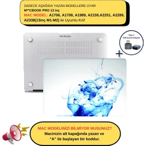 Macbook Pro Kılıf 13inç M1-M2 A1706 A1708 A1989 A2159 A2251 A2289 A2338 ile Uyumlu Paint01NL
