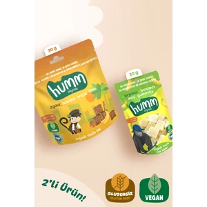 Humm Organic - Organik Glutensiz Vegan Muzlu Atıştırmalık Paketi - 2 Adet (2 Çeşit)