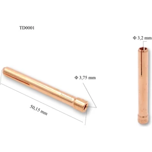 TD0001/32 3,2 mm Collet-Pens Tig 17-18-26 10N25 Trafimet 1 adet fiyatıdır