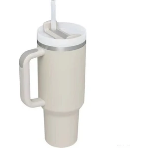 Shun Shop 40OZ Sapır Kupa 319 Paslanmaz Çelik Kupa Vakum Çift Katmanlı Taşınabilir Buzlu Bully Saman Vakum Kupası (Yurt Dışından)