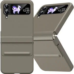 Samsung Galaxy Z Flip 5 Deri Menteşe Cep Telefonu Kılıfı (Yurt Dışından)