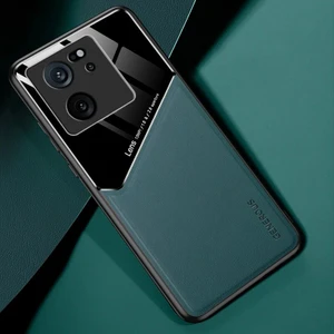 Xiaomi 13T Manyetik Çekim Pu Deri Dokusu Cep Telefonu Kılıfı (Yurt Dışından)