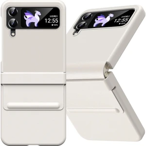 Samsung Galaxy Z Flip 5 Deri Menteşe Cep Telefonu Kılıfı (Yurt Dışından)
