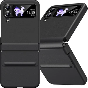 Samsung Galaxy Z Flip 5 Deri Menteşe Cep Telefonu Kılıfı (Yurt Dışından)