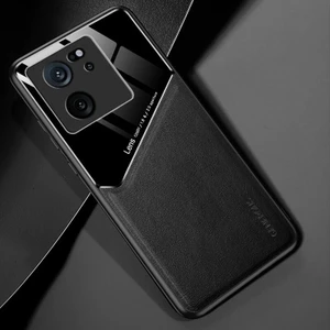 Xiaomi 13T Pro Manyetik Çekim Pu Deri Dokusu Cep Telefonu Kılıfı (Yurt Dışından)