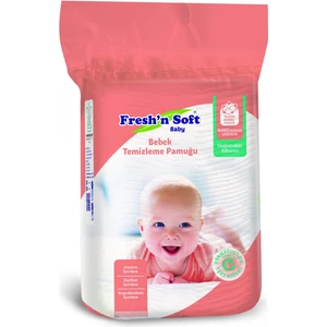 Fresh'n Soft Bebek Temizleme Pamuğu 60'lik Dikdörtgen