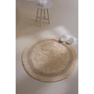 Puffed %100 Pamuk Banyo Paspası Bej 100x100