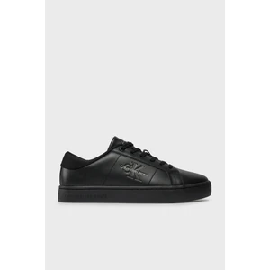 Calvin Klein Logolu Deri Sneaker Ayakkabı YM0YM008640GT Erkek Ayakkabı YM0YM00864 0gt