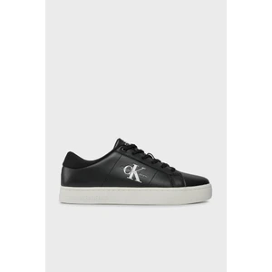 Calvin Klein Logolu Deri Sneaker Ayakkabı YM0YM008640GM Erkek Ayakkabı YM0YM00864 0gm