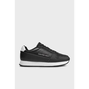 Calvin Klein Logolu Hakiki Deri Sneaker Ayakkabı YM0YM008630GM Erkek Ayakkabı YM0YM00863 0gm