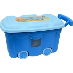 Bee Home Mavi Tekerlekli Oyuncak Kutusu 50 Lt (Yurt Dışından)