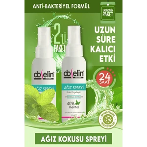 2'li Ağız Kokusu Önleyici Giderici Sprey 30ML ( Alkolsüz )