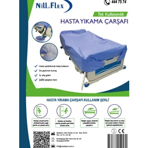 Nill Flex Hasta Yıkama Çarşafı 2 Adet